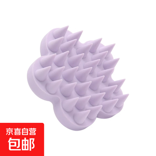 Pet bath brush, dog cleaning supplies, dog bath massage silicone brush, cat bath, cat brush, dog brush, pet brush, purple, bath + massage, wet and dry use