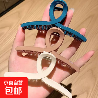 Shark clip hair clip hair clip for women korean style elegant shark clip hair clip headwear classic shark clip 1 (random color)