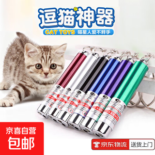 Jd express pet laser pointer cat toy funny cat infrared electronic light stainless steel funny stick random color 2 funny cat laser pointers
