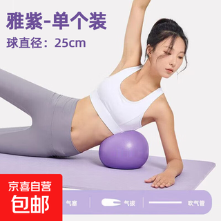 Yoga ball pilates balance training ball purple