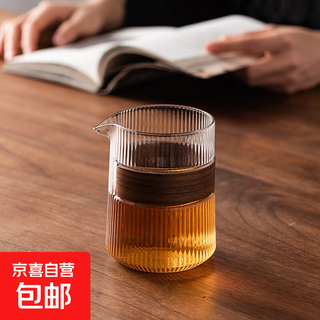 Heat-resistant glass fair cup japanese-style high-end household tea sea tea dispenser kung fu tea set single male cup anti-scalding even cup