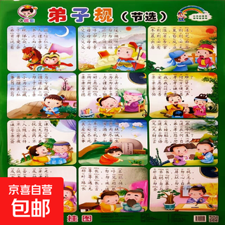 Babies aged 0 to 6 scan the qr code and have audio wall charts, tang poems and children's songs, disciple rules, multiplication tables, chinese pinyin, initials, consonants and finals, children's learning artifacts, disciple rules.