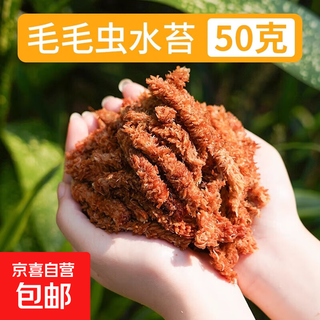 Chile imported caterpillar sphagnum moss seven-star dry moss butterfly orchid special soil matrix turtle hibernation mat chilean caterpillar sphagnum moss 50g trial pack