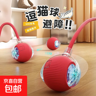 Jd express cat toy self-enjoyment and boredom relief intelligent cat ball automatic cat playing cat and dog walking ball luxury edition pet ball with rope