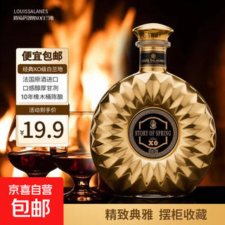 【摆柜收藏】路易利莱恩XO白兰地40度橡木桶陈酿 洋酒 聚会 送礼 700mL 1瓶