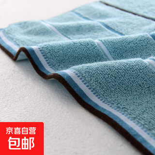 Bath towel hotel five-star pure cotton bath towel couple style bath towel pure cotton bath towel household extra thickening bath towel 70*140cm lake blue one size g*