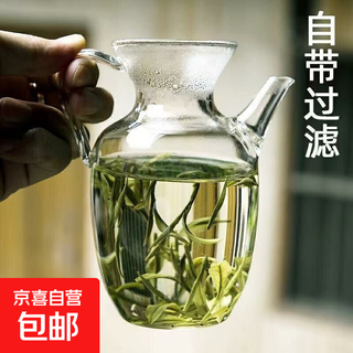 Household thickened teapot imitation song dynasty teapot heat-resistant high-temperature glass simple handmade new style