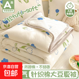 2025 new class a maternal and infant grade baby quilt bean velvet baby quilt comfortable children's quilt knitted cotton quilt little beautiful comfortable soft 110*150cm spring and autumn quilt 2jin jin is equal to 0.5 kg