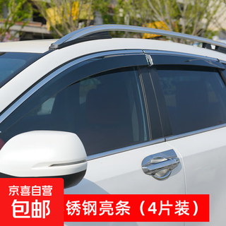 Beijing hyundai ix35 rain or shine special car window rain eyebrow tucson l modified shengda car rain shield 18-22 years ix35-4 pieces