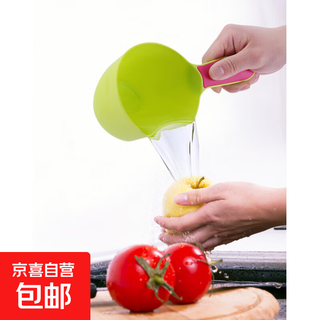 Baby bath water spoon, children's bath water spoon, shower head, baby shampoo spoon, children's water spoon, bath toy, water spoon 2 pack, random color