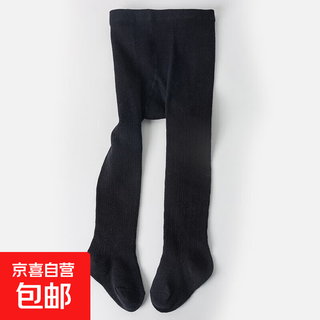 Nuo beier 2025 spring and summer baby pantyhose new solid color class a cotton girls' bottoming socks infants and children breathable black pantyhose 1 pack 1-3 years old (m) (recommended height 80-94cm)