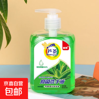 精华抑菌洗手液500ml温和清洁滋润护手 抑菌洗手液芦荟香型
