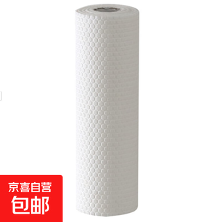 Lazy rag, wet and dry kitchen rag, oil-absorbing and water-absorbing disposable rag, kitchen paper 15*15cm*20 pieces, 1 roll white, trial pack