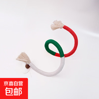 Cat chewing rope toy, self-pleasure and boredom relief artifact, teeth grinding and chewing resistant catnip toy, kitten amusing toy, chewing rope-hong ruyi