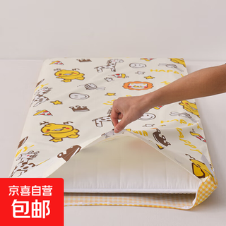Removable and washable 100% cotton kindergarten children's thickened mattress baby nap crib tatami mat quilt mattress mattress happy garden-removable model 100% cotton filling width 60x length 120 recommended size for kindergarten