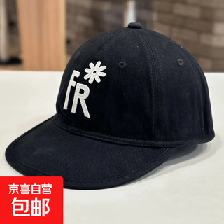 2025年新款亲子款刺绣字母棒球帽子女显脸小百搭休闲出游鸭舌帽 黑色 均码