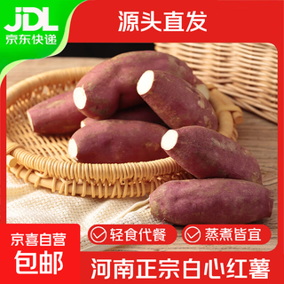 Fresh sandy white chestnut, sweet potato, fried king sweet potato, sweet potato, sweet potato, childhood taste breakfast vegetables, affordable, 9jin jin equals 0.5kg, small and medium-sized fruits, with box