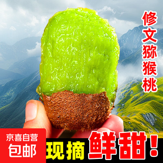Guizhou xiuwen guichang green heart kiwi large fruit seasonal fresh fruit kiwi fruit 9 capsules 50g+
