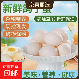 Fresh pigeon eggs are healthy and nourishing for babies. pregnant women and the elderly love to eat. jingdong express fresh soft-boiled eggs supermarket fresh 10 pieces