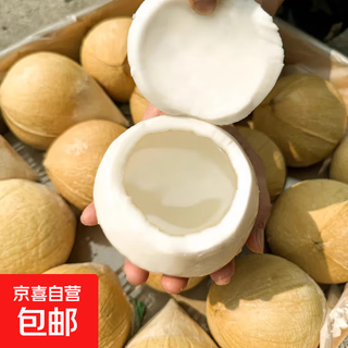 Imported from thailand, milk-flavored coconut king dannen saduo perfumed coconut chicken soup old coconut fresh fruit jd.com thai coconut king 9 pack high cost performance and free soft knife extra large fruit 500g-600g