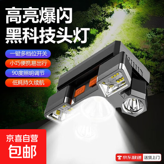 Zero load-bearing smart lighting outdoor mountaineering charging equipment induction ear-mounted headlamp ultra-long battery life home charging extra bright head-mounted adventure lighting l-t21 basic model four-speed dimming + light and no head pressure l-t21