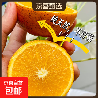 湖南麻阳冰糖橙新鲜孕妇水果当季冰糖柑果园产地直发60-65mm 麻阳冰糖橙带箱橙4斤装60-65mm普箱