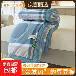 New 100% cotton beanie quilt machine washable spring and autumn quilt winter quilt summer quilt air-conditioned quilt double dormitory quilt core own style comfortable and soft 180x220cm5jin jin equals 0.5kg spring and autumn quilt