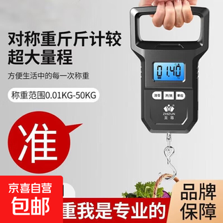 Zhang chenguang endorses portable scale, electronic scale, high-precision mini portable scale, spring gram scale, convenient express luggage, grocery shopping, fish scale, hook scale, large lifting ring, portable battery model