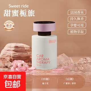 Car high-end aromatherapy 2025 new fragrance women's long-lasting fragrance gardenia flower car odor removal perfume ornaments sweet gardenia 1g