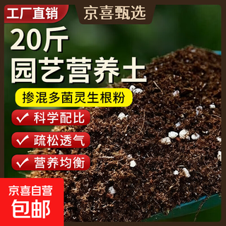 Nutrient soil, general-purpose organic soil, household potted succulent flower and vegetable cultivation soil, special soil for flower cultivation, peat soil, upgraded version of nutrient soil 20jin, equal to 0.5kg, mixed with carbendazim and rooting powder