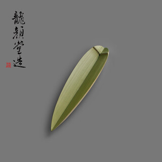 Long yan tang one-leaf green incense stick japanese incense props bamboo thread incense burner natural bamboo teaspoon kung fu tea props