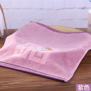 Gold size pure cotton men's business face towel for couples, square towel, sweat towel, travel towel, handkerchief square towel, square towel, soft, absorbent, thick and durable 36*34cm purple