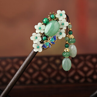 Yanyu jiangnan original ancient style updo hairpin hairpin headdress ball hairpin classical walking women hanfu cheongsam updo hair accessories hairpin length 18 cm 1 piece