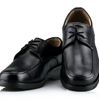 Jihua special training leather shoes summer unit patrol duty shoes business summer security office lace-up security casual summer leather shoes j leather shoes men size 39