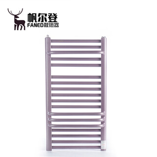 Fanerden small basket bathroom radiator household water heating toilet bathroom wall-mounted steel radiator centralized self-heating steel round tube back paper magic purple 400mm*800mm 400*600