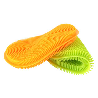 Jepoo silicone dish cloth cleaning dish brush multifunctional 2 pack