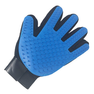 Bellega cat comb, cat gloves, cat-specific hair removal artifact, hair removal comb, pet dog hair removal, cat hair nemesis, left-hand blue