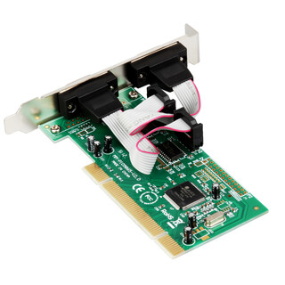 Lekuo pci to 2 rs232 serial port card com port db9-pin half-height short baffle pci to 2 ports