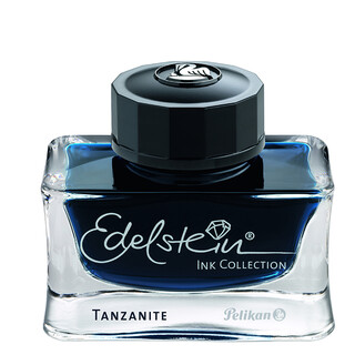 Pelikan ink yicai fountain pen ink non-carbon ink imported from germany non-blocking pen holiday gift gift tanzanite blue