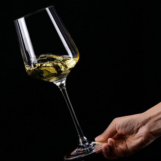 Crystal glass red wine glass white wine glass large burgundy glass rhombus bordeaux wine glass champagne glass goblet home hotel supplies single bordeaux 430ml