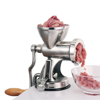 Mai miao household manual 304 stainless steel meat grinder, meat grinder, meat grinder, hand-cranked meat grinder, fish ball machine, sausage filling machine, suction cup no. 8 meat grinder and sausage filling machine