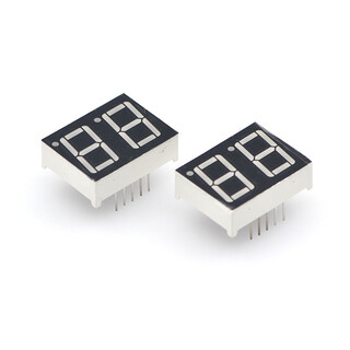 Taotimeclub high-brightness red digital display tube 2-bit common cathode two-bit tube 0.5/0.56 inch 5621 red light digital tube