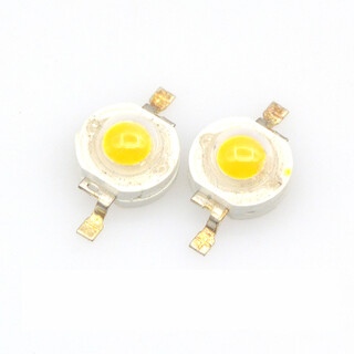 Taotimeclub high-brightness high-power 1w light-emitting diode led lamp beads positive white light warm white lighting red light yellow emerald green blue light 1w warm white light