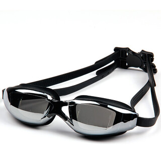 Youyou swimming goggles professional high-definition anti-fog waterproof myopia swimming goggles for adults and children swimming equipment electroplated black