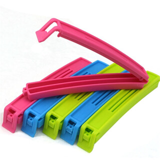 Baichunbao sealing clip, sealing clip, strong sealing clip, snack bag clip, extended food clip, mixed color, 12 pieces, 12 pieces