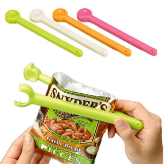 Inomata japanese food bag moisture-proof sealing clip sealing clip snack clip plastic bag sealing clip food bag sealing clip red