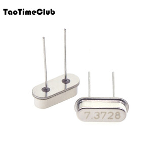Taotimeclub quartz crystal oscillator plug-in two-pin hc-49s passive clock crystal 3.579545mhz-40mhz 7.3728m plug-in two-pin (5 pieces)