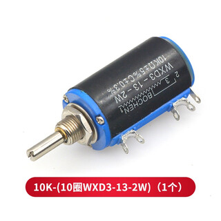 Taotimeclub wxd3-13-2w precision multi-turn potentiometer 4.7k 10k 47k 10k-10 turns (1 piece)