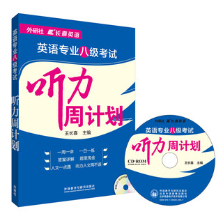 Changxi english cet-8 listening weekly plan for english majors (five-week planning combined with lectures and practice + accumulation of humanities knowledge) (with plate)