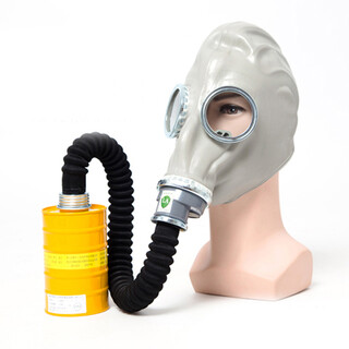 Tangfeng gas mask chemical toxic gas fire mask anti-organic gas mask fire escape mask gas mask for spray painting respiratory mask mask + catheter + no. 7 filter tank